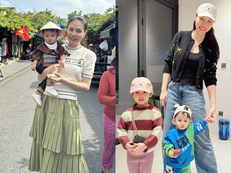 3 mẹ con đàm thu trang đánh lẻ trước khi ái nữ bắt đầu đi học cường đô la nhớ nhung nhưng không thể đi cùng - 8
