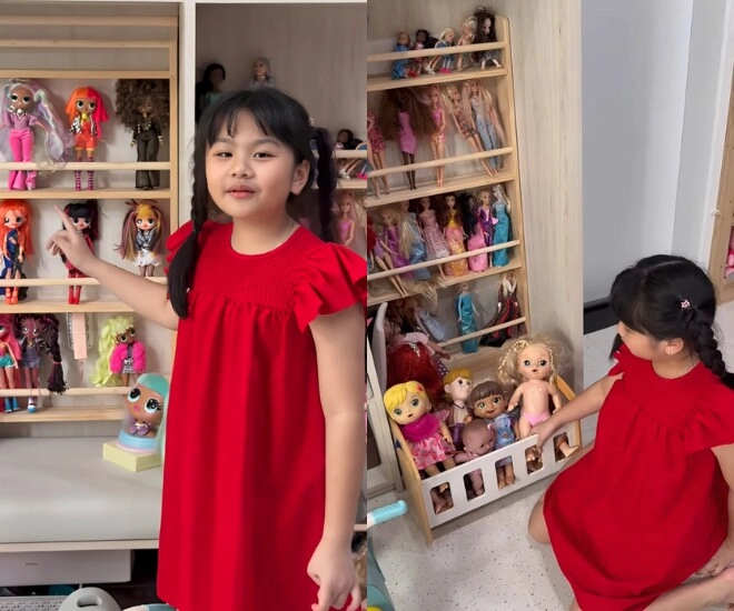 4 con nhà vân trang có núi đồ chơi trong biệt thự 1000m2 mẹ dọn nhà bù đầu nhưng sơ hở là giành nhau - 1