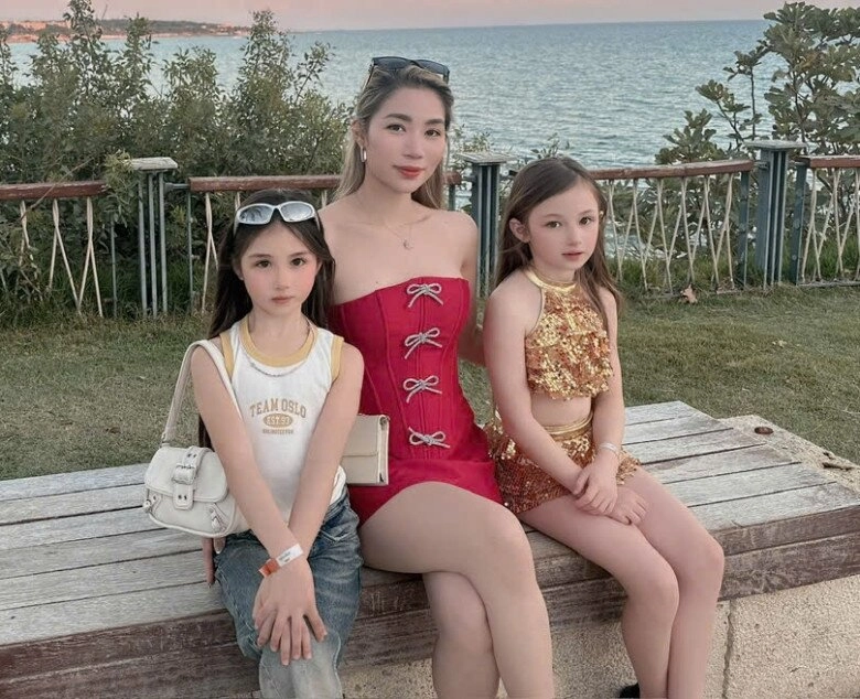 9x bình dương lấy thầy giáo tây sinh 2 con gái đẹp như tượng ủng hộ con về việt nam thi hoa hậu - 5