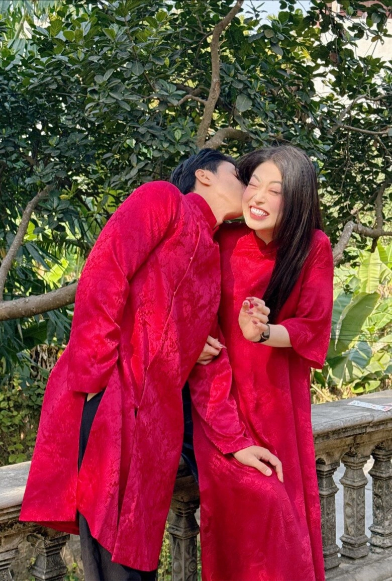 Á hậu phương nga vướng nghi vấn mang thai con đầu lòng em chồng liền đăng video thay lời bình an - 9