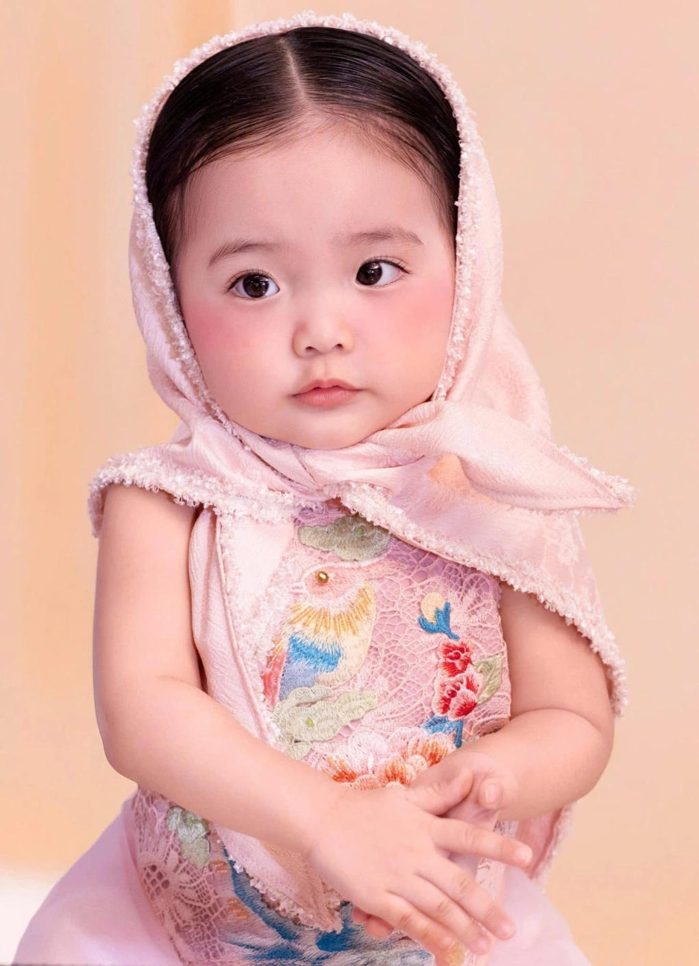Ái nữ khánh thi xinh như búp bê lên đồ đón lễ 304 phan hiển ngắm 3 con háo hức chờ vợ sinh thêm - 5