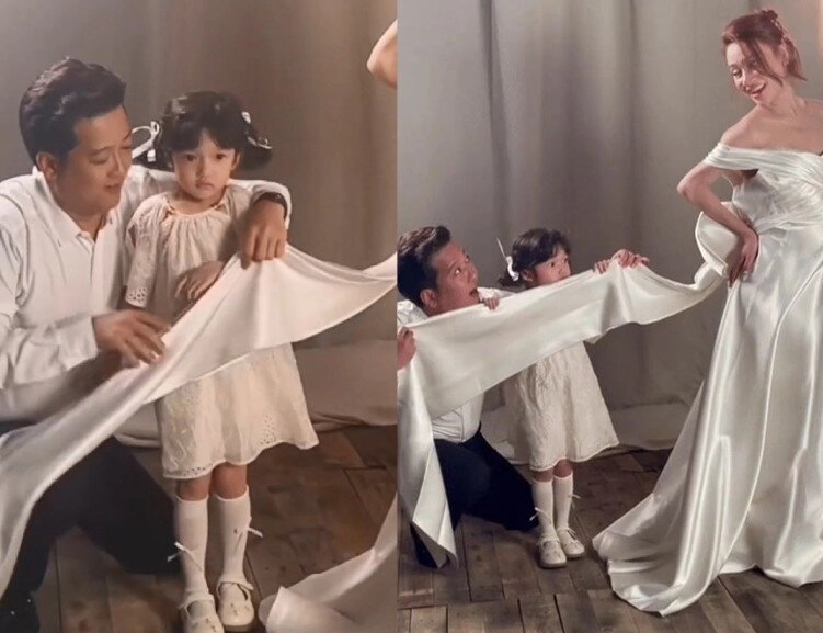 Ái nữ xinh như búp bê của trường giang líu lo hát tiếng pháp nhã phương cho biết con mệt vì học nhiều ngoại ngữ - 9