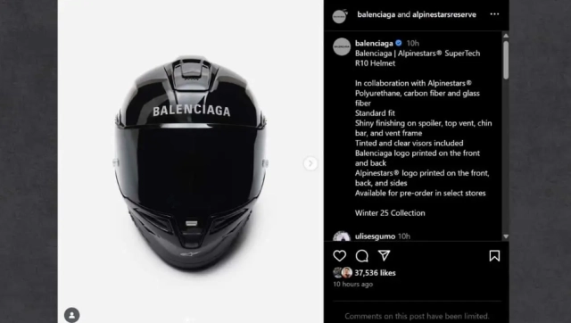 Balenciaga x alpinestars khi thời trang cao cấp chính thức chơi thật với đồ bảo hộ mô tô - 2