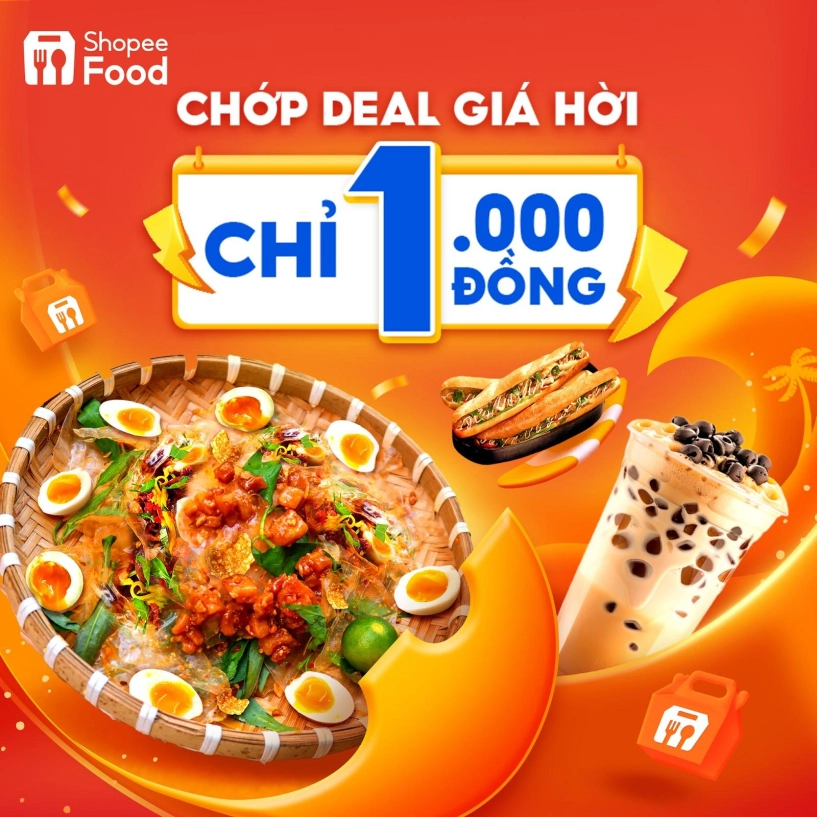 Bão deal đổ bộ chinh phục ngay vạn ưu đãi tại ngày hội shopeefood 205 - 1