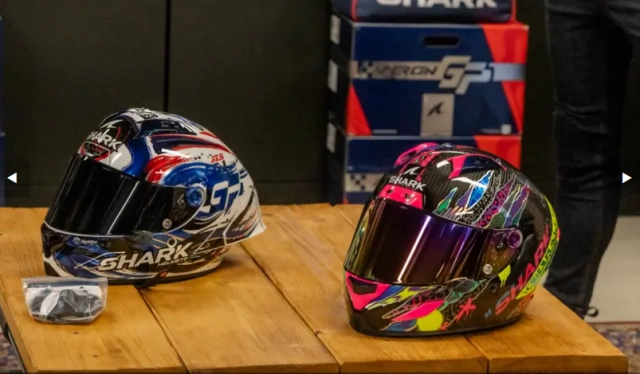 Bật mí về mũ bảo hiểm aeron thể thao mới của shark và cách nó được phát triển tại motogp - 3