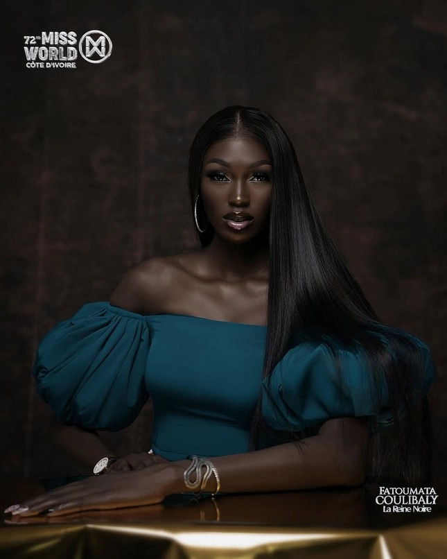 Bất ngờ với nhan sắc thực của viên ngọc đen từng gây xôn xao miss world 2025 - 4
