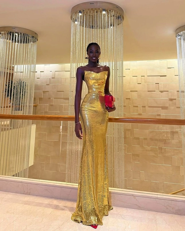 Bất ngờ với nhan sắc thực của viên ngọc đen từng gây xôn xao miss world 2025 - 10
