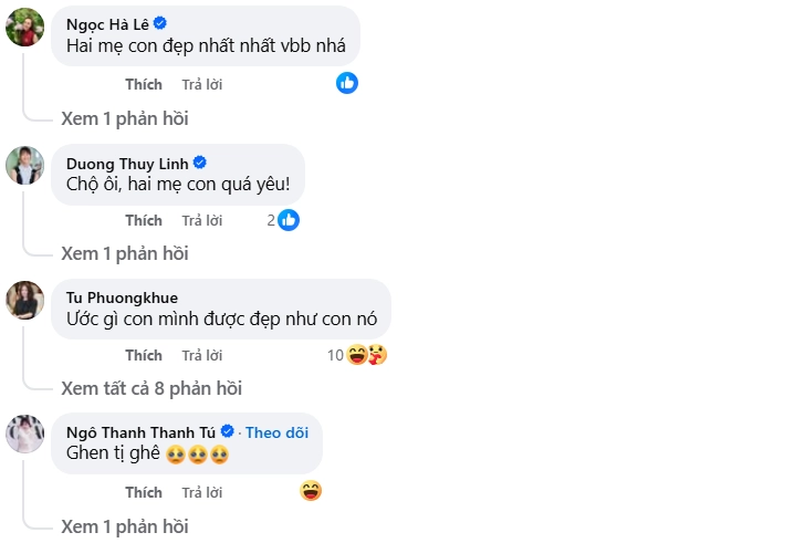 Bé gái trắng như cục bột xinh chuẩn mỹ nhân tương lai khiến hh đỗ mỹ linh á hậu thanh thanh tú khen nức nở - 8