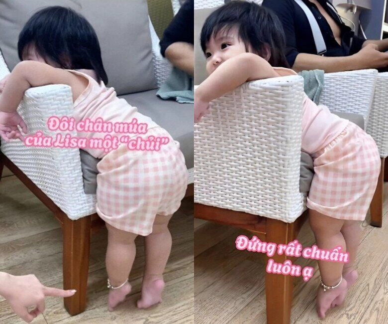 Sao việt 24h con gái út khánh thi mới biết đi đã được bố mẹ cho ra phòng tập nhảy dáng chuẩn con nhà nòi - 3