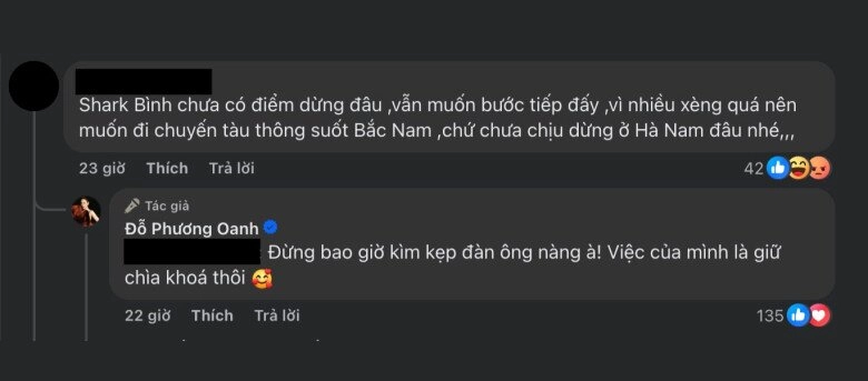 Bị bình luận ác ý nói shark bình sẽ đi bước nữa phương oanh đáp trả khéo léo khiến cư dân mạng bênh vội - 2