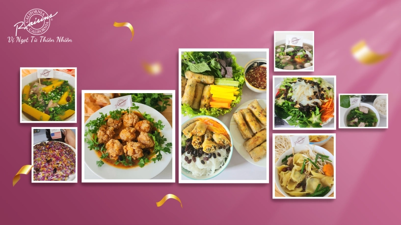 Biến tấu món ngon với nho khô vui bất bại cùng cuộc thi vị ngọt từ thiên nhiên đón lễ vui ngả nghiêng - 1