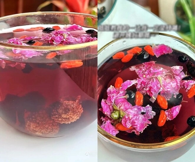Bỏ uống trà sữa cô gái học mẹ uống loại nước đỏ ngầu giúp tái sinh làn da cú đêm căng mịn như đi spa mỗi ngày - 1