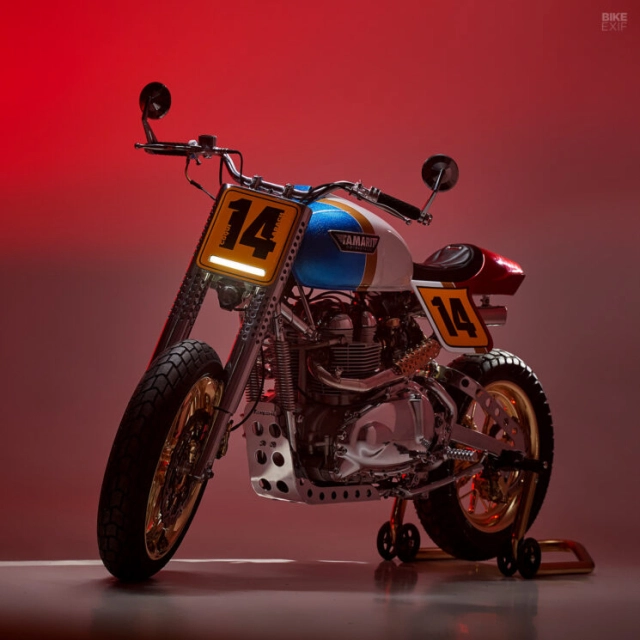 bull ring tuyệt tác scrambler độ độc nhất vô nhị từ tamarit motorcycles - 2