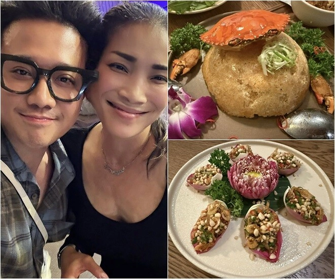 Ca sĩ đình đám ở mỹ về việt nam khoe mâm cơm nhà dân dã nhưng với cô là đỉnh của đỉnh - 3