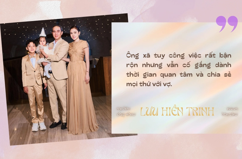 Ca sĩ lưu hiền trinhnếu không có gia đình phụ trông con giúp chắc là tôi không đi làm nổi - 2