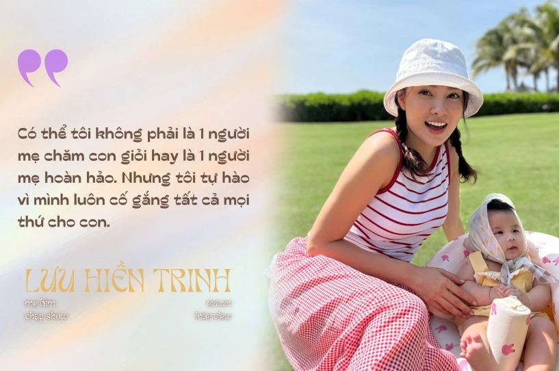 Ca sĩ lưu hiền trinhnếu không có gia đình phụ trông con giúp chắc là tôi không đi làm nổi - 4