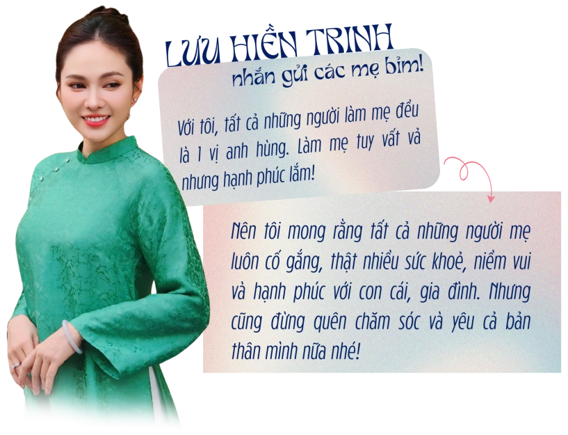 Ca sĩ lưu hiền trinhnếu không có gia đình phụ trông con giúp chắc là tôi không đi làm nổi - 8