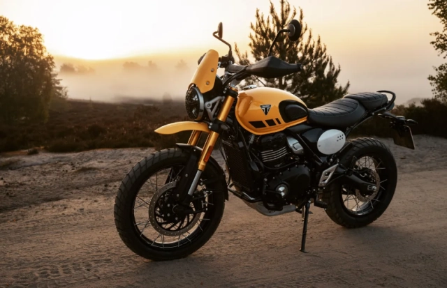 Cận cảnh triumph scrambler 400 xc 2026 mạnh mẽ chất scrambler và đậm chất phiêu lưu - 3