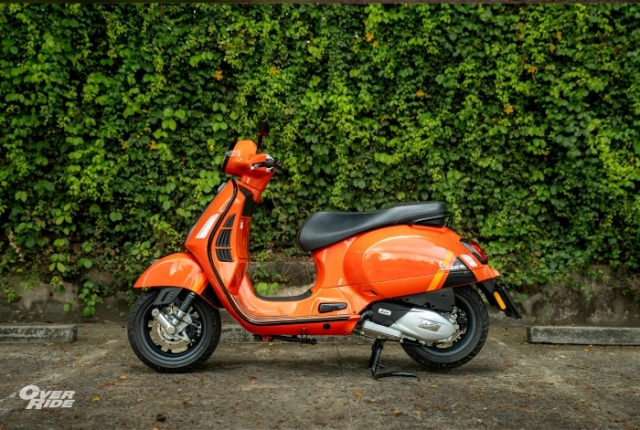 Cháy phố với vespa gts super sport 150 2025 vừa ra mắt màu cam mới chất lừ - 3