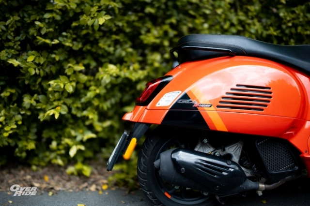 Cháy phố với vespa gts super sport 150 2025 vừa ra mắt màu cam mới chất lừ - 7