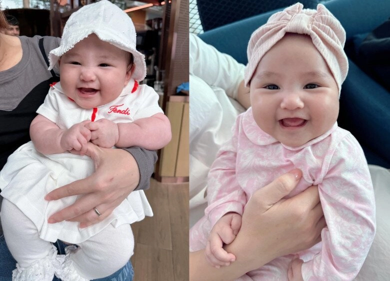 Vẻ bụ bẫm của ái nữ nhà chi bảo 5 tháng tuổi rõ nét thanh tú khoe nụ cười chưa mọc răng cực đốn tim - 8