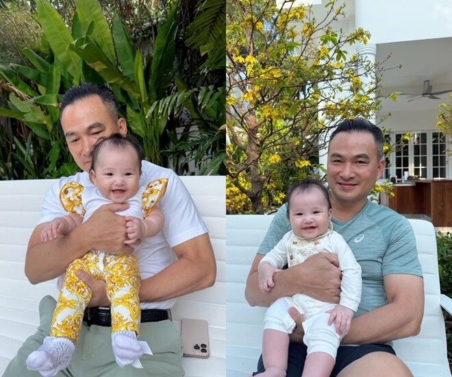 Chi bảo hóa bố bỉm sữa ở nhà chăm con khi vợ đi ấn độ ái nữ được khen con gái giống cha giàu 3 họ - 2
