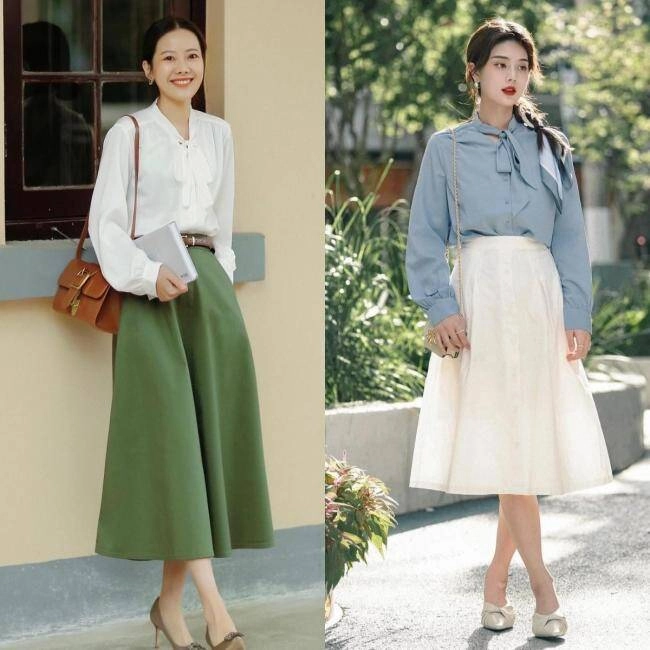 Chị em u40 không cần sắm nhiều tuân theo công thức 2 váy 3 quần là đủ đẹp suốt hè ai nhìn cũng mê - 1
