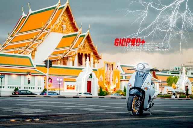 Chiếc giorno 125 độ full bài trắng vàng kim đầy mê hoặc - 1