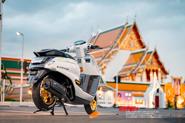 Chiếc giorno 125 độ full bài trắng vàng kim đầy mê hoặc - 27
