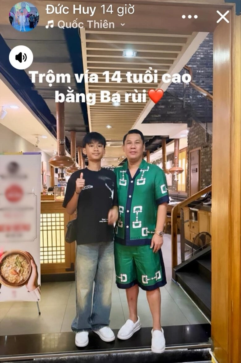 Con trai lệ quyên cao bằng bố ruột đại gia ở tuổi 14 chưa trưởng thành đã có xe sang nhà đẹp ở việt nam và mỹ - 2