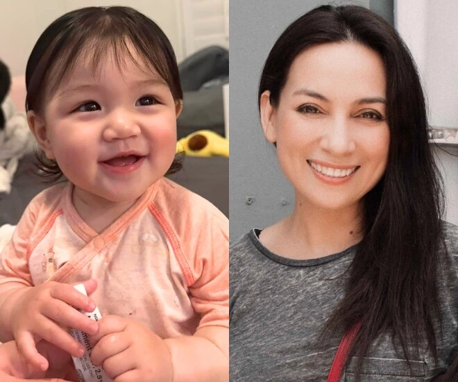 Chồng cũ phi nhung sang nhà con gái thăm cháu ngoại tiểu công chúa đáng yêu là bản sao của người bà quá cố - 5