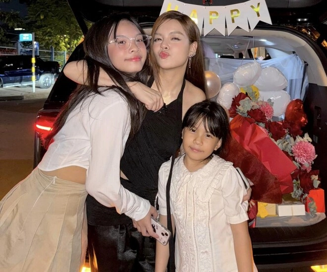 Chồng phạm quỳnh anh lăn xả hết mình trong tiệc sinh nhật con riêng của vợ là bố ấm áp của 3 tiểu công chúa - 9
