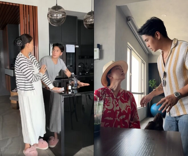 Chồng trẻ của ngô thanh vân chăm vợ bầu u50 gắt gao nghe thở dài 1 tiếng là bỏ hết mọi thứ ra canh chừng - 1