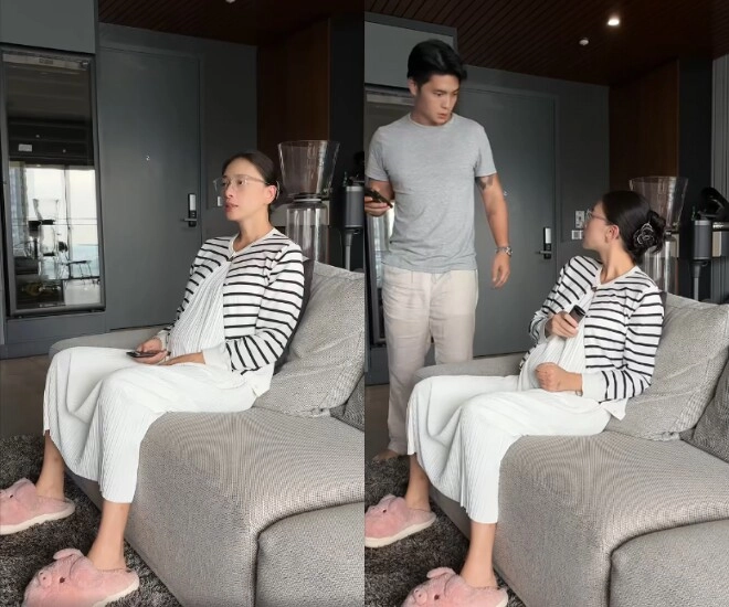 Chồng trẻ của ngô thanh vân chăm vợ bầu u50 gắt gao nghe thở dài 1 tiếng là bỏ hết mọi thứ ra canh chừng - 2