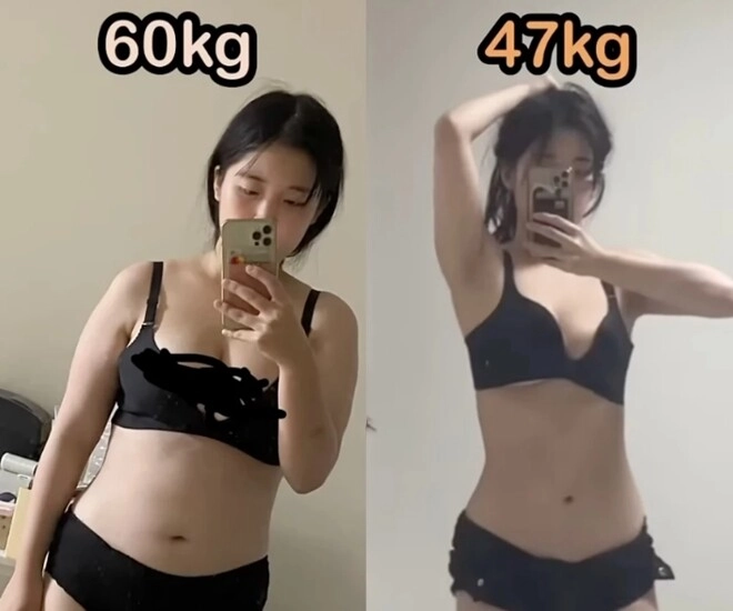 Cô gái hàn gây bão mạng khi giảm 13kg sau 3 tháng chỉ bỏ 3 thứ mà trong một tuần giảm liền 5kg - 1