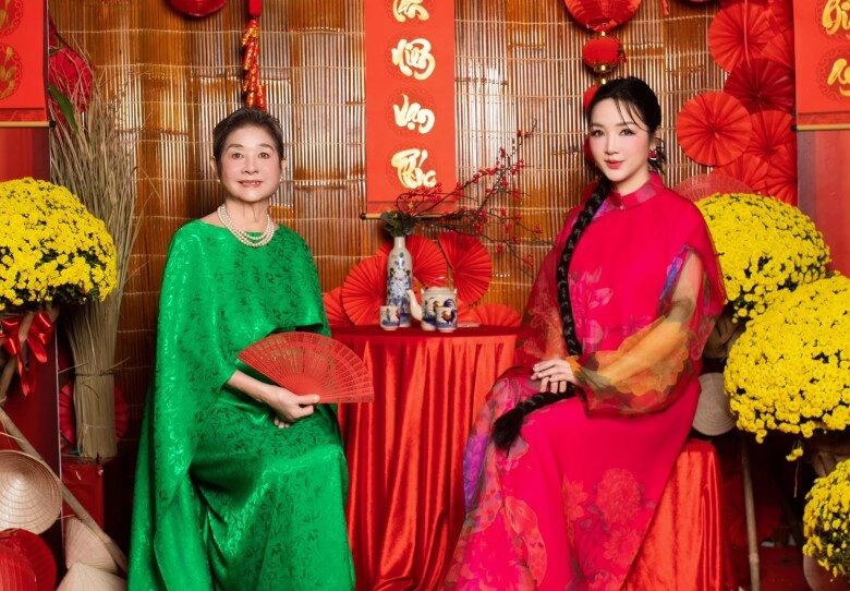 Có mẹ nhan sắc tuổi 70 vẫn trẻ đẹp quý phái bảo sao giáng my và hà kiều anh được gọi hoa hậu không tuổi - 2