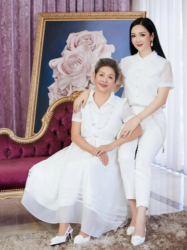 Có mẹ nhan sắc tuổi 70 vẫn trẻ đẹp quý phái bảo sao giáng my và hà kiều anh được gọi hoa hậu không tuổi - 8
