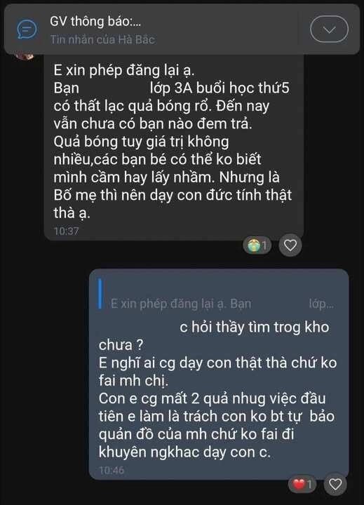 Con đi học làm mất đồ mẹ việt nhắn tin vào nhóm lớp dằn mặt ai ngờ nhận về câu trả lời đầy thâm thúy - 2