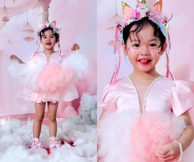 Con gái cường đô la trang điểm cực xinh chuẩn tiểu công chúa từng là bản sao của bố nay rõ nét giống mẹ - 1