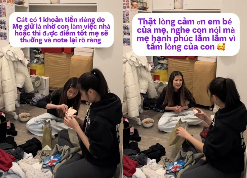 Con gái huy khánh tiết kiệm vì mẹ không kiếm được nhiều tiền khi sang phần lan nay trổ dáng gương mặt y hệt bố - 2