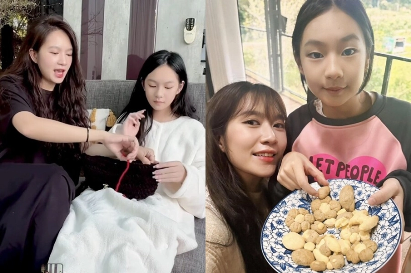 Con gái lý hải được ví như phiên bản mini của mẹ minh hà đọ sắc với bà ngoại u70 trẻ đẹp sành điệu - 11