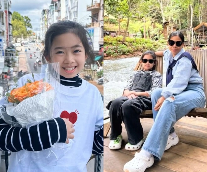 Con gái mai phương được bảo mẫu thưởng cho chuyến du lịch sau khi thi giữa kì ngồi ngang hàng với dàn nghệ sĩ việt - 1