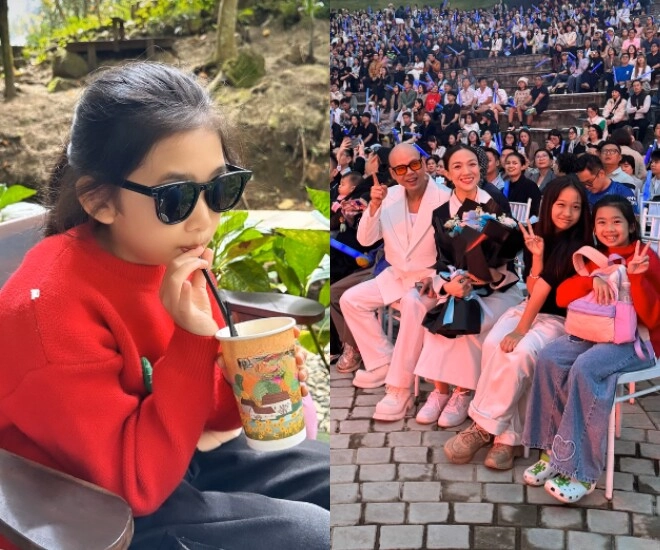 Con gái mai phương được bảo mẫu thưởng cho chuyến du lịch sau khi thi giữa kì ngồi ngang hàng với dàn nghệ sĩ việt - 2