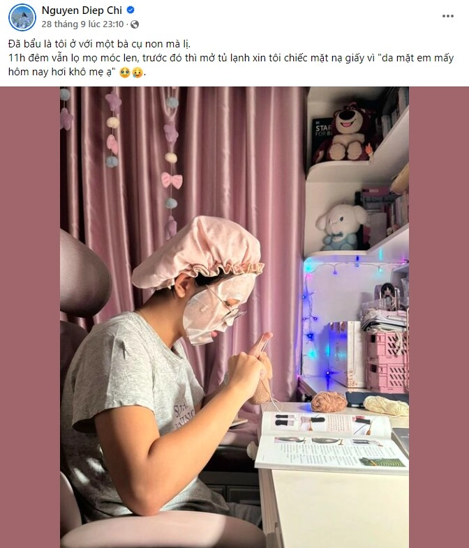 Con gái mc diệp chi 13 tuổi da trắng nõn đã biết tự giác làm đẹp ở nhà sành không kém mẹ - 3