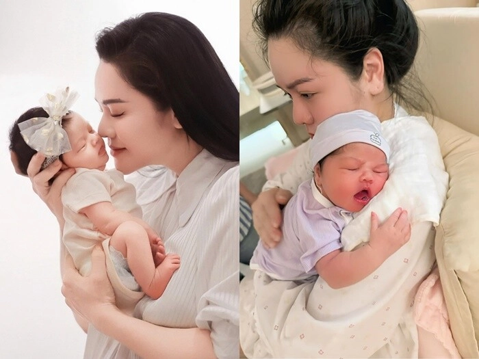 Con gái nhật kim anh 3 tháng tuổi bụ sữa trông cực yêu chào đời nhờ ivf nay trổ nét như con lai - 6