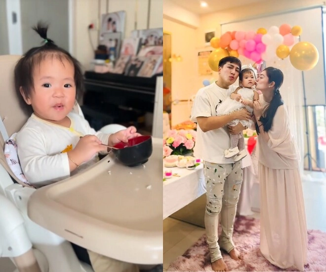 Con gái thanh trúc giống hệt châu khải phong bản nữ mẹ bỉm muốn kiếm thêm quý tử để biết cảm giác quấn quýt - 1