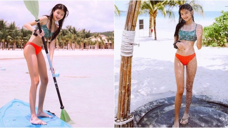 Con sao việt khoe chiều cao khủng cùng khung hình con gái bình minh lên đồ sang chảnh quý tử của lệ quyên lạnh như tiền - 12
