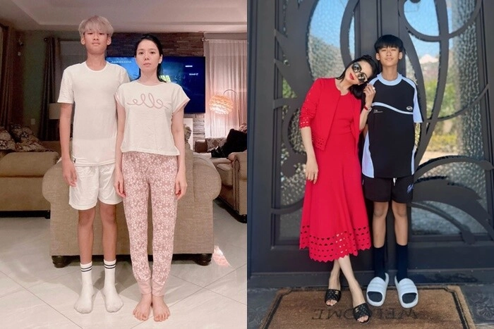 Con trai của lệ quyên được mẹ tháp tùng như trợ lý khi thi đấu vi vu khắp nước mỹ khiến bố doanh nhân thấy nhớ - 5