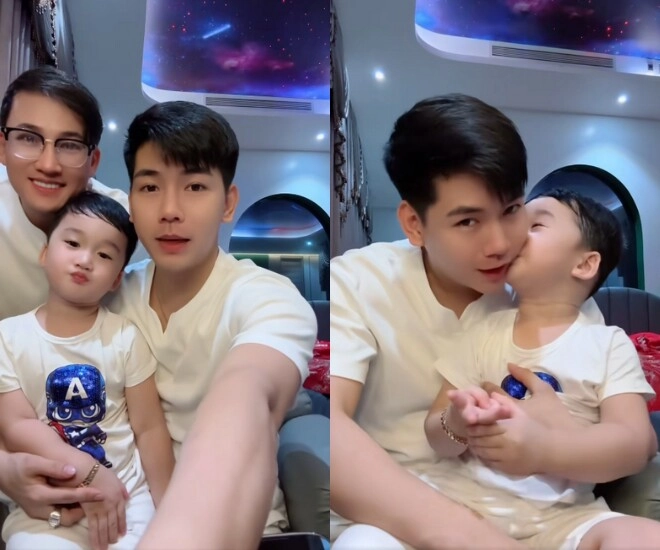 Con trai hà trí quang từng khóc nấc khi xa thanh đoàn nay hiểu chuyện còn động viên bố đi làm kiếm tiền mua sữa - 1