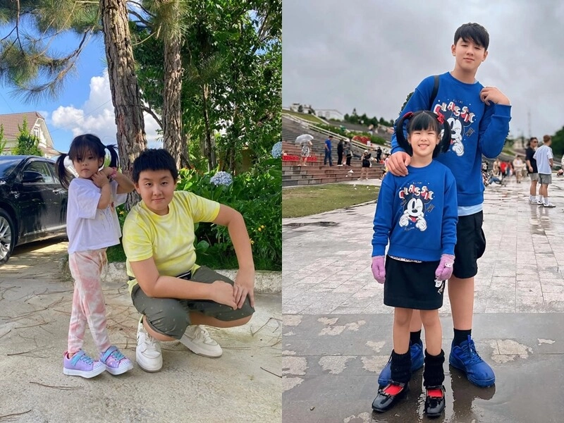 Con trai lê phương đứng cao hơn 1 cái đầu so với các bạn cùng lớp khoe thành tích học tập khiến bố mẹ tự hào - 11